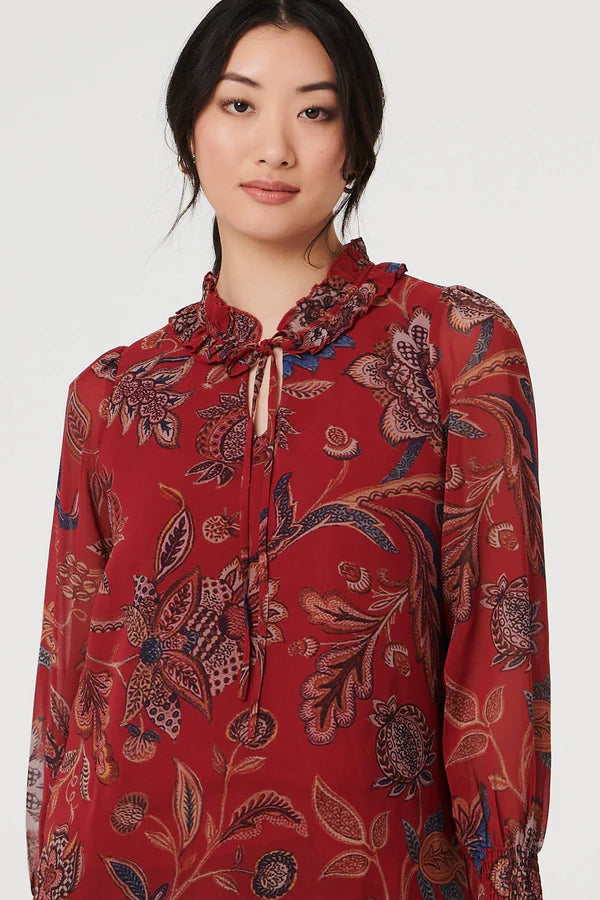 Flavia Floral Printed Blouse