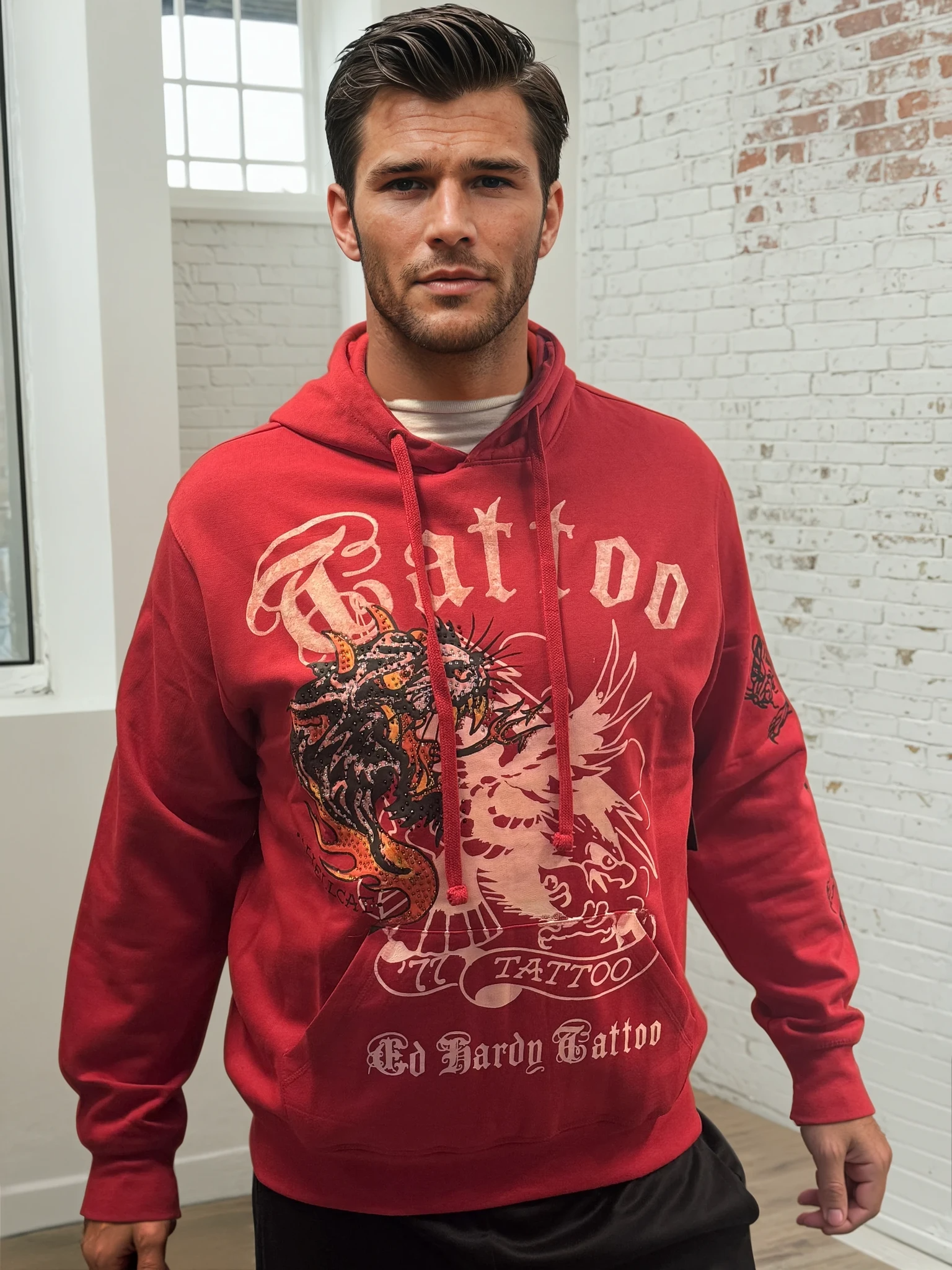 Inferno Ink Hoodie  Ed Hardy Tattoo Edition