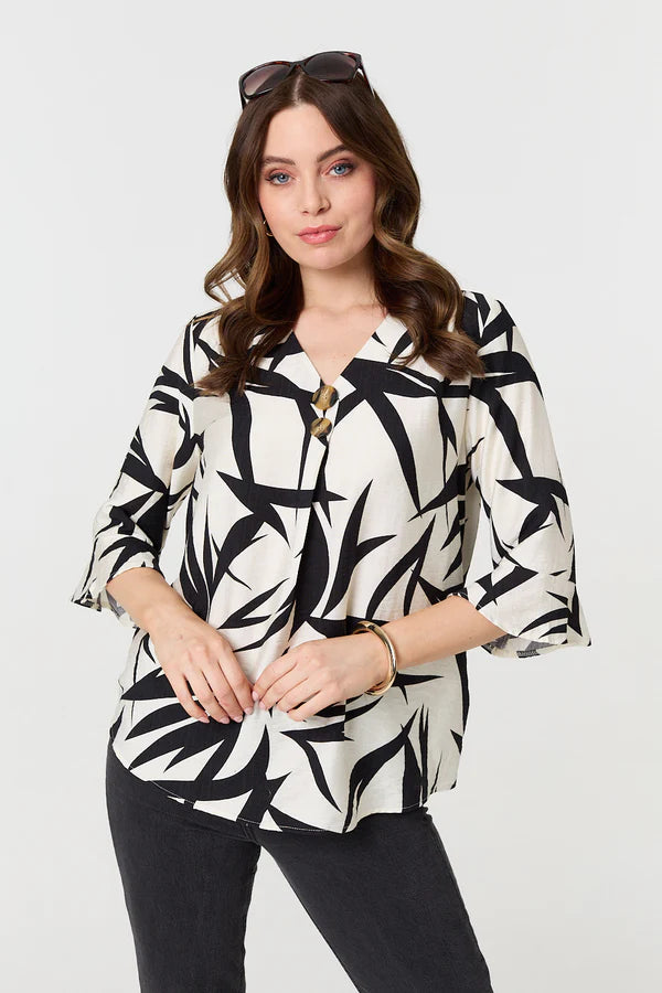 Monaco Breeze Button Top