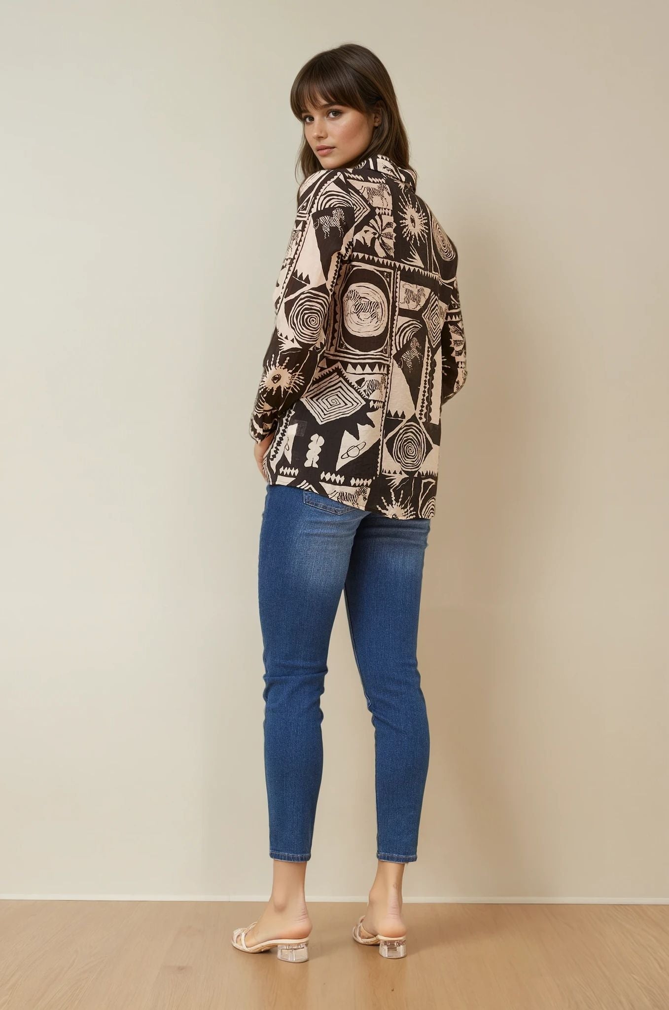 Savanna Story Print Shirt