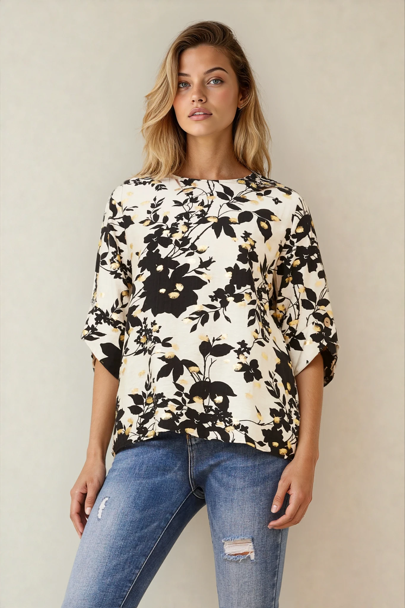 Midnight Garden Blouse