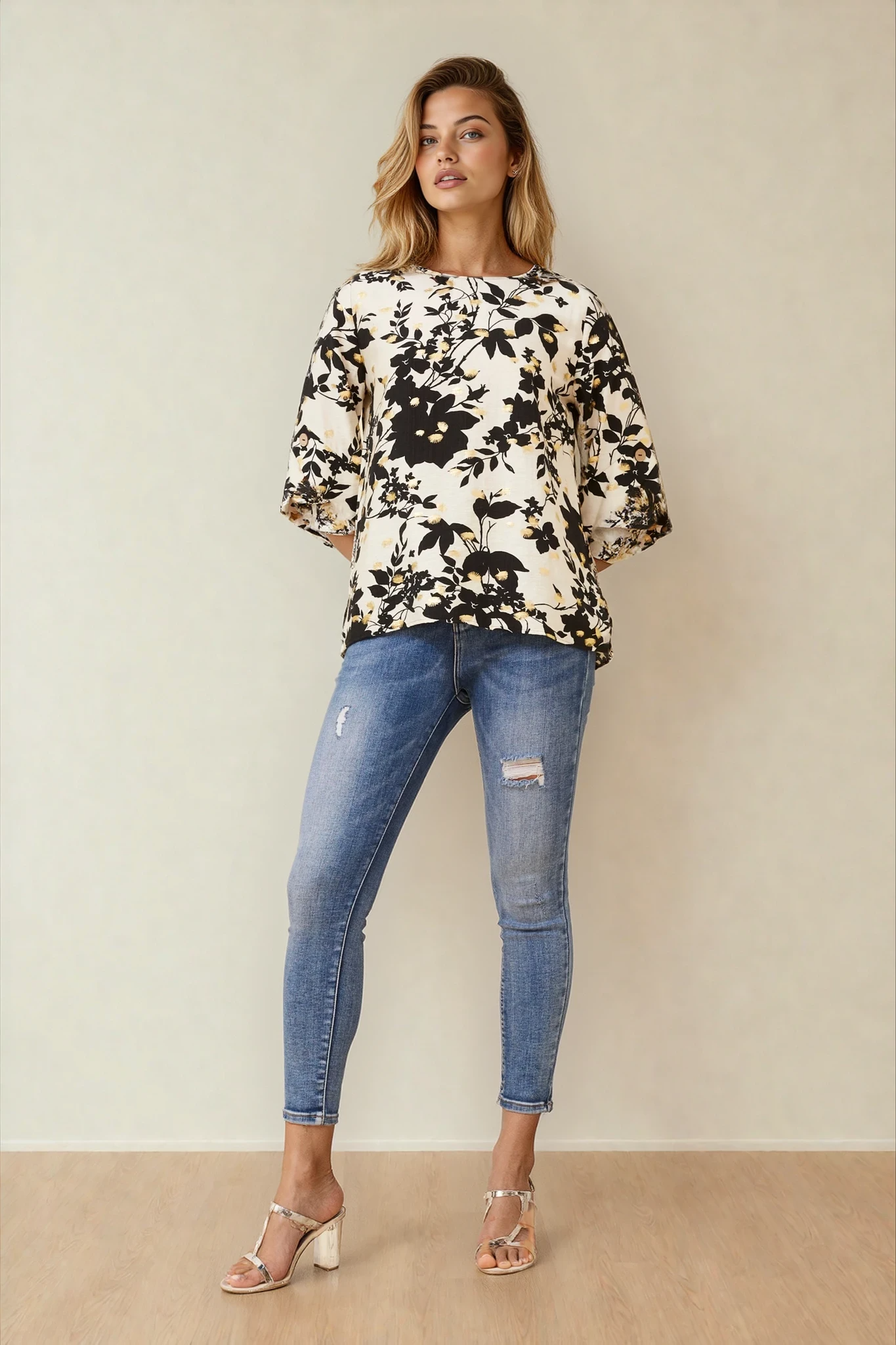 Midnight Garden Blouse