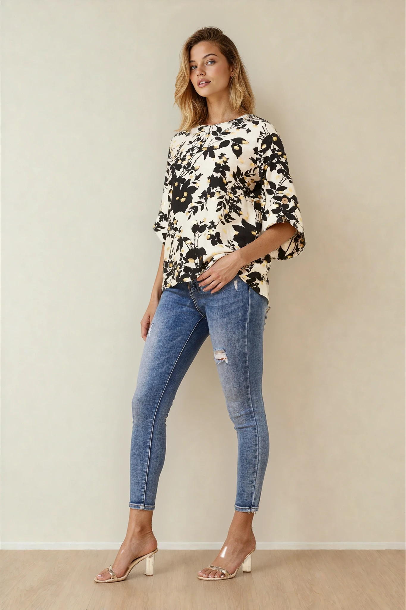 Midnight Garden Blouse