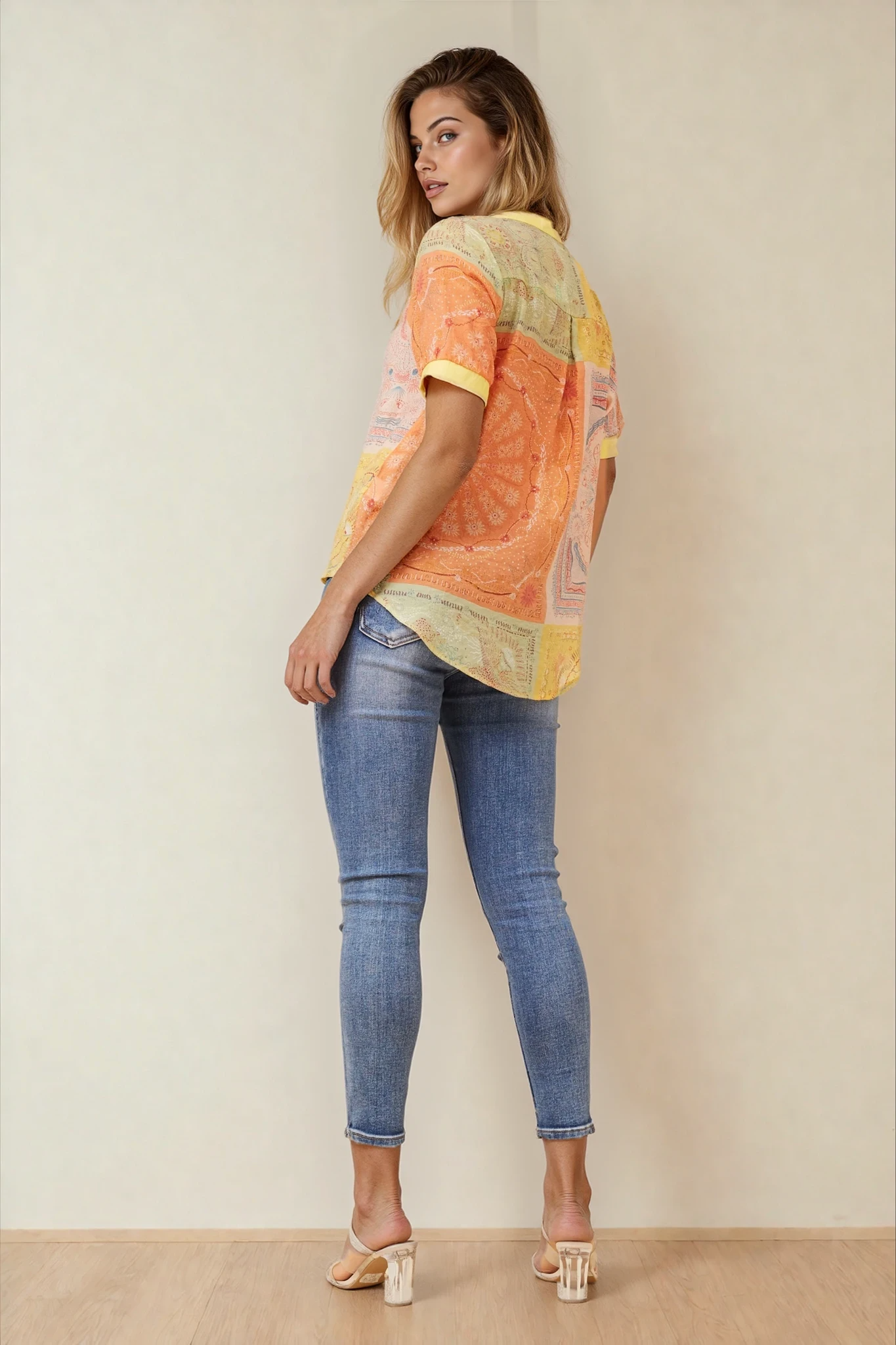 Sunset Mosaic Blouse