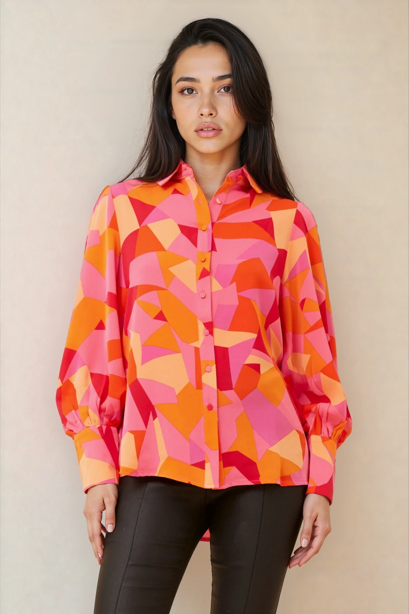Chloe Abstract Blouse