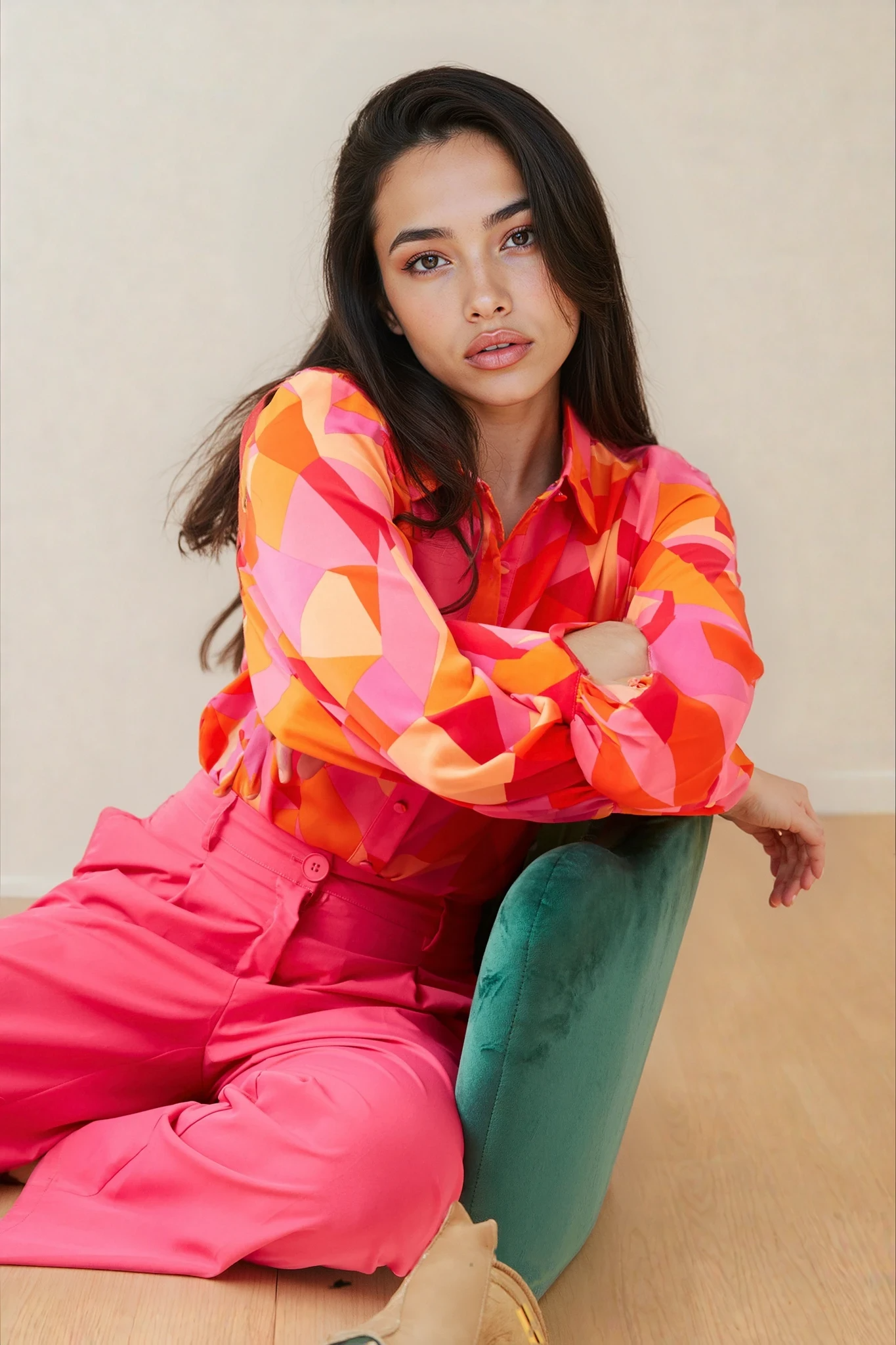 Chloe Abstract Blouse