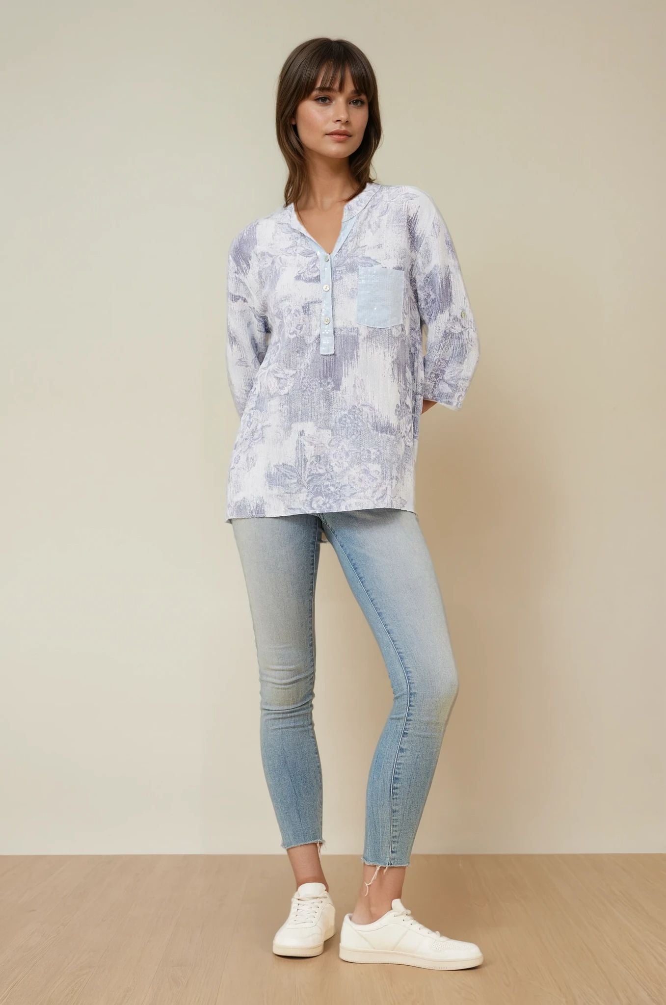 Rosetta Sequin Detail Top