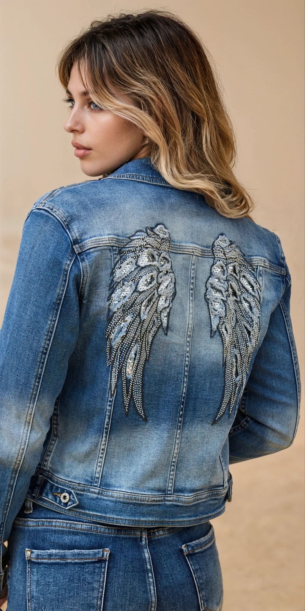 Angelique Embellished Wings Jacket