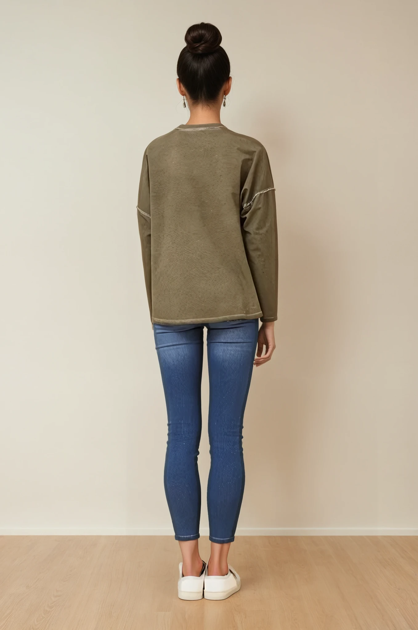 Coco Luxe Suede Statement Jumper