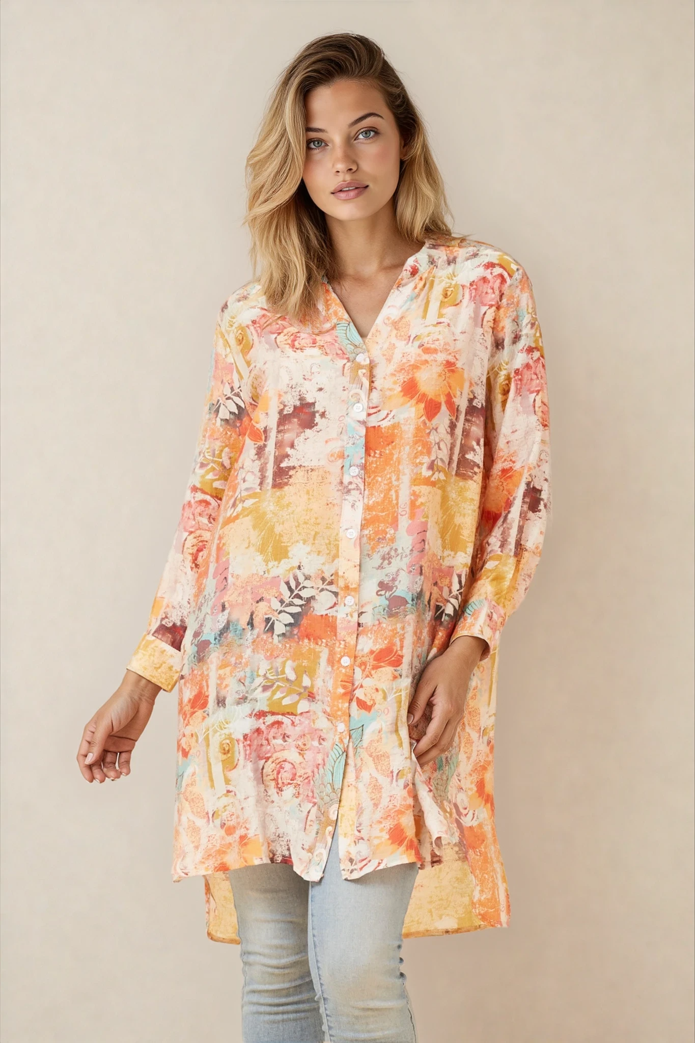 Janson Abstract Sunset Shirt