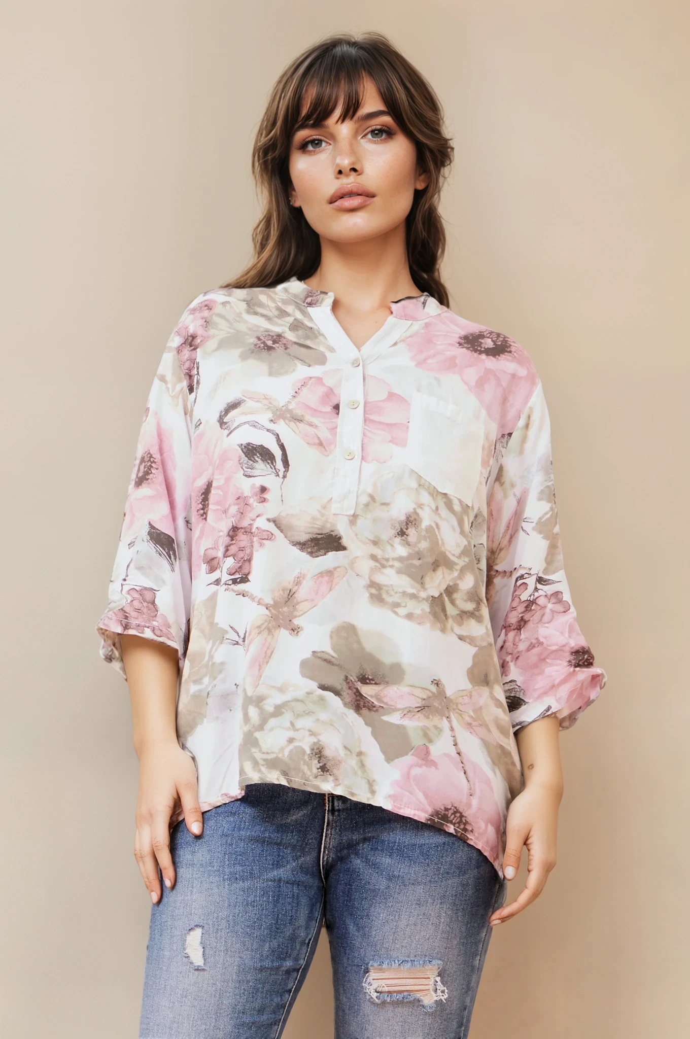 Rose Floral Blouse