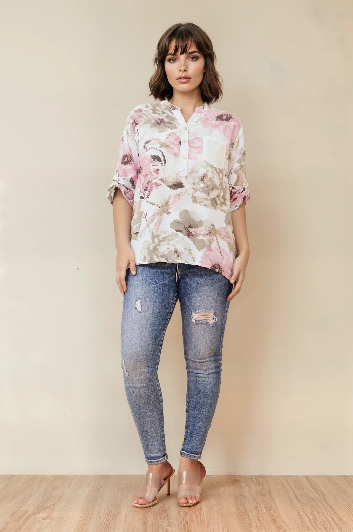 Rose Floral Blouse