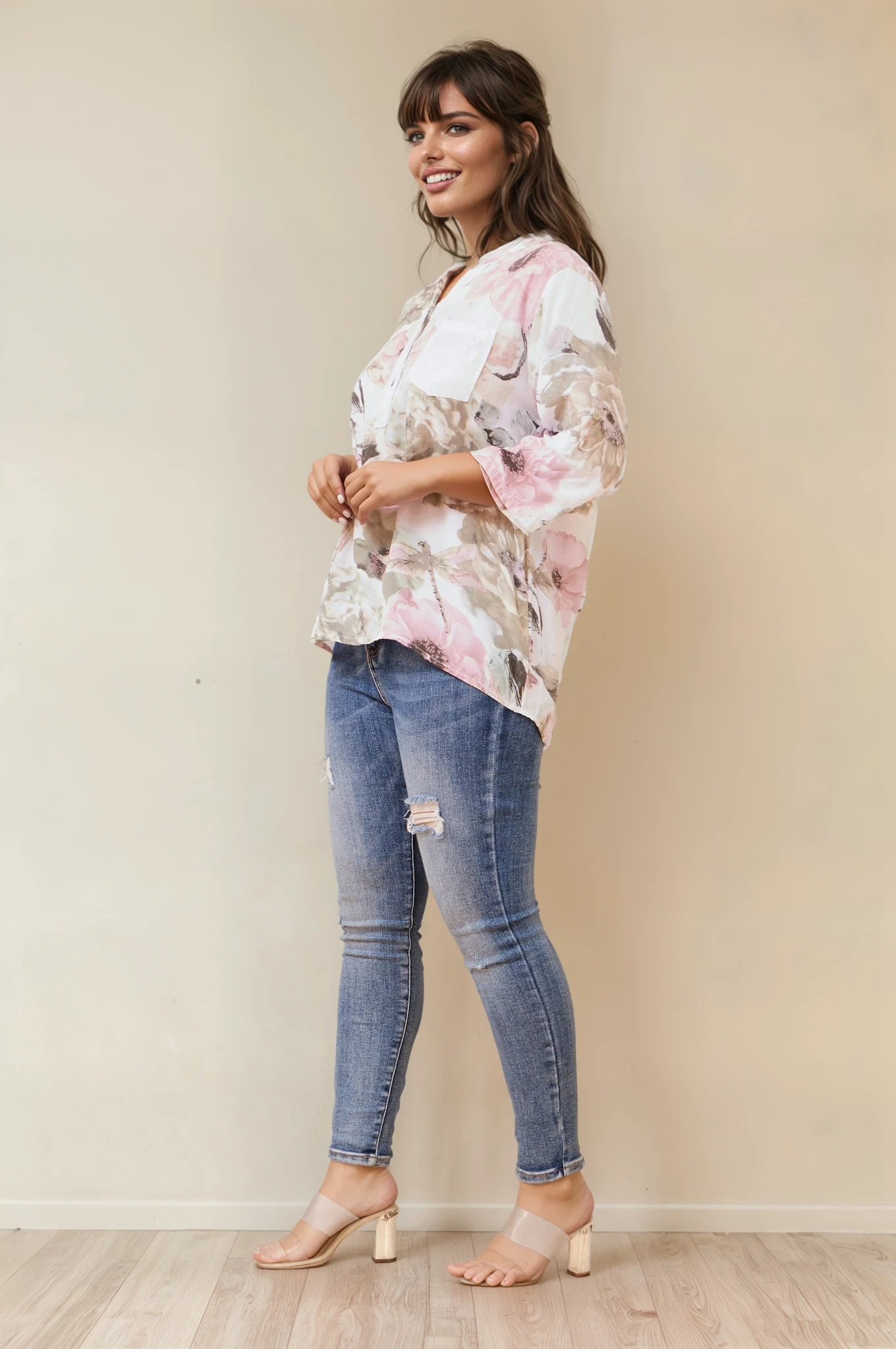 Rose Floral Blouse